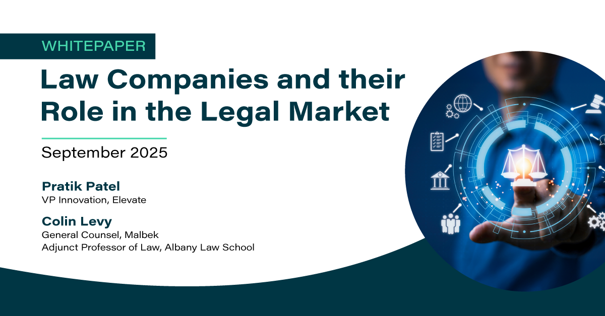 Law Companies and their Role in the Legal Market