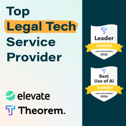Theorem Marketplace Recognises Elevate for Legal Tech Excellence