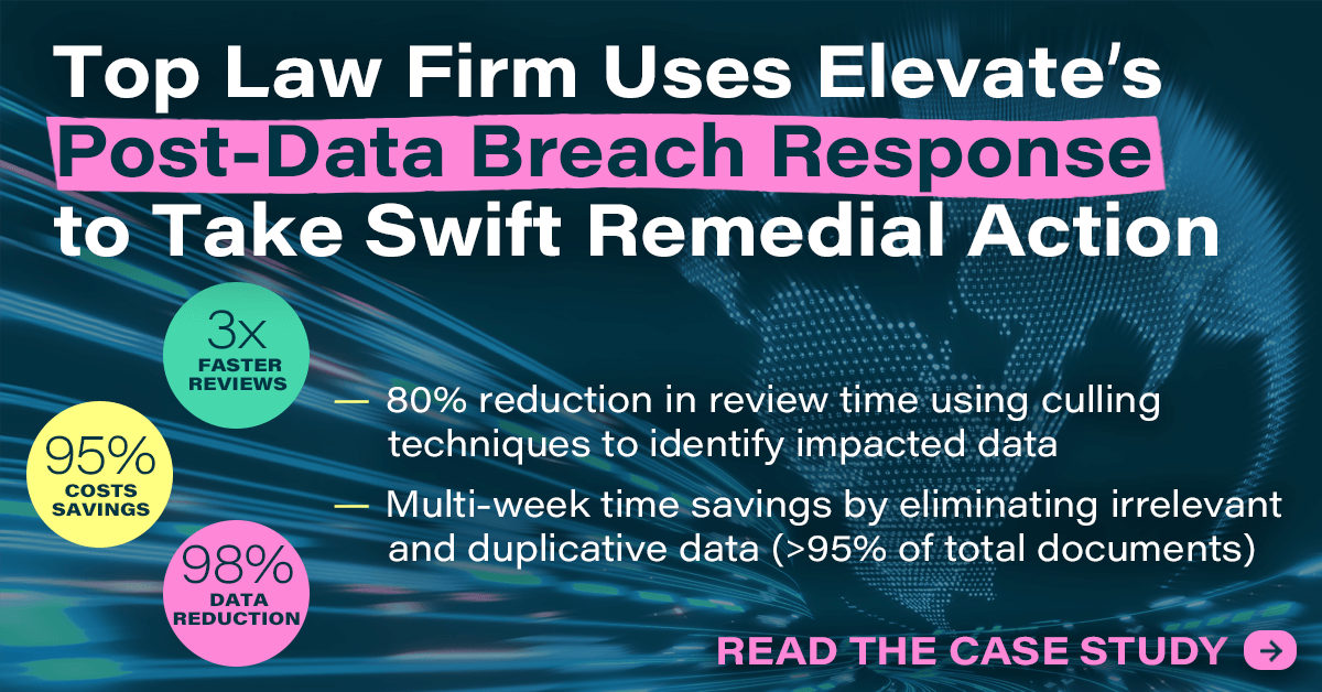 Case Study - Post Data Breach Response